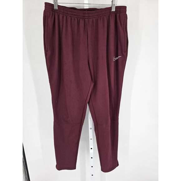 Nike Therma Fit Mens Sz L Jogger Sweatpants Burgundy Red - Picture 1 of 5